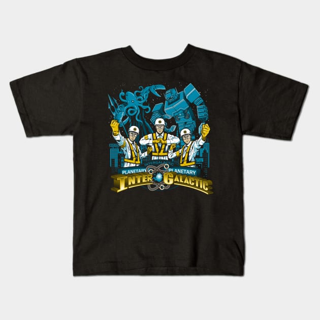 Intergalactic Rangers Kids T-Shirt by PrimePremne